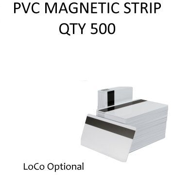 PVC Magnetic Stripe HiCo (Black Stripe)